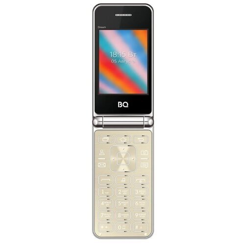 Телефон BQ 2445 Dream, 2 SIM, золотистый