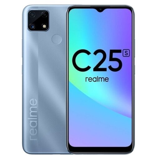Смартфон realme C25S 4/128 ГБ RU, Dual nano SIM, water blue