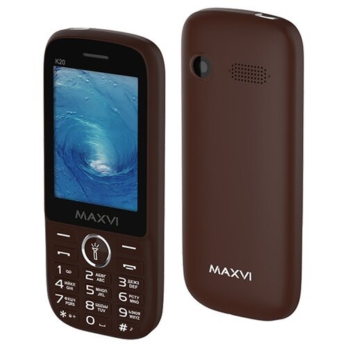 Телефон MAXVI K20, 2 SIM, coffee