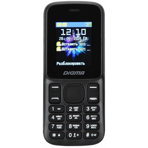 Сотовый телефон Digma Linx A172, черный