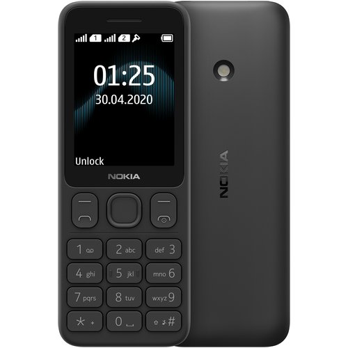 Смартфон Nokia 125 Dual Sim, 2 SIM, черный