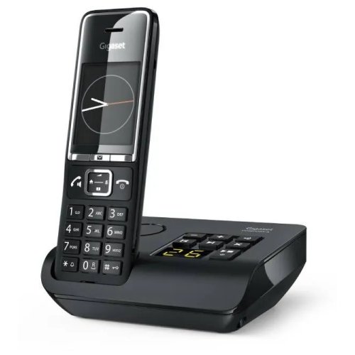 Стационарный радиотелефон DECT для дома и офиса с автоответчиком Gigaset Comfort 550A черный