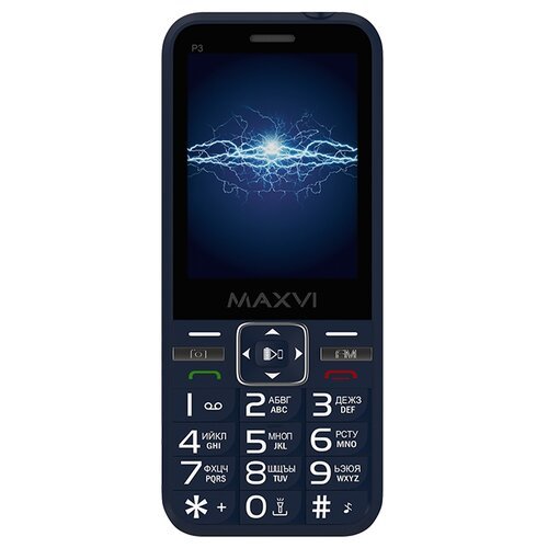 Телефон MAXVI P3, 2 SIM, blue