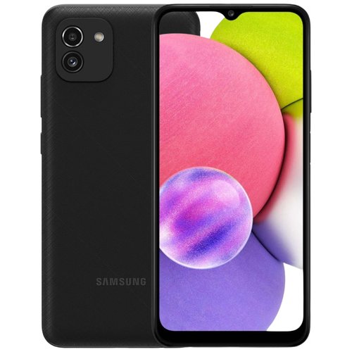 Смартфон Samsung Galaxy A03 3/32 ГБ, Dual nano SIM, черный