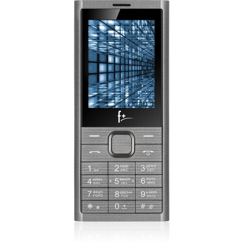Телефон F+ B280, 2 SIM, темно-серый