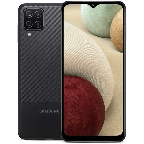 Смартфон Samsung Galaxy A12 4/128 ГБ RU, Dual nano SIM, черный